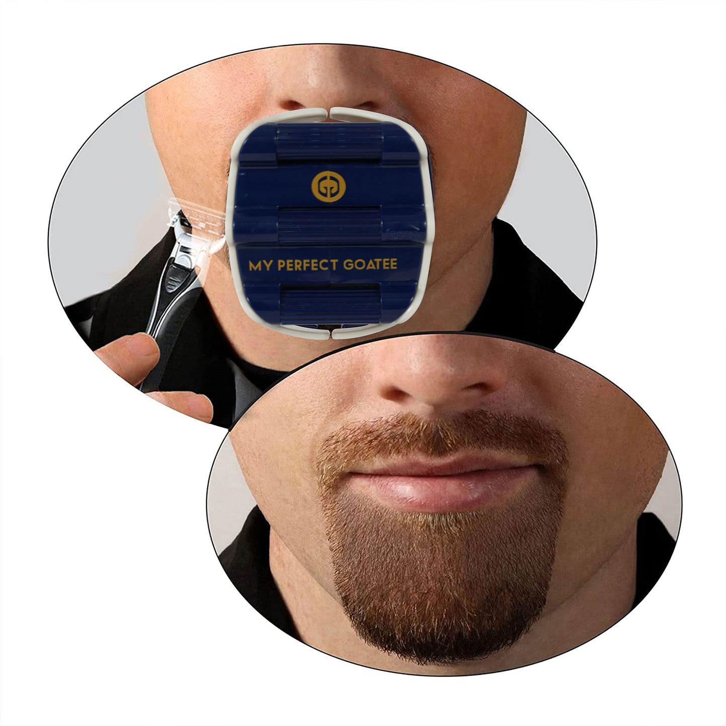 Achieve Pro Grooming with My Perfect Goatee® Trimmer & Goatee Shaving Template