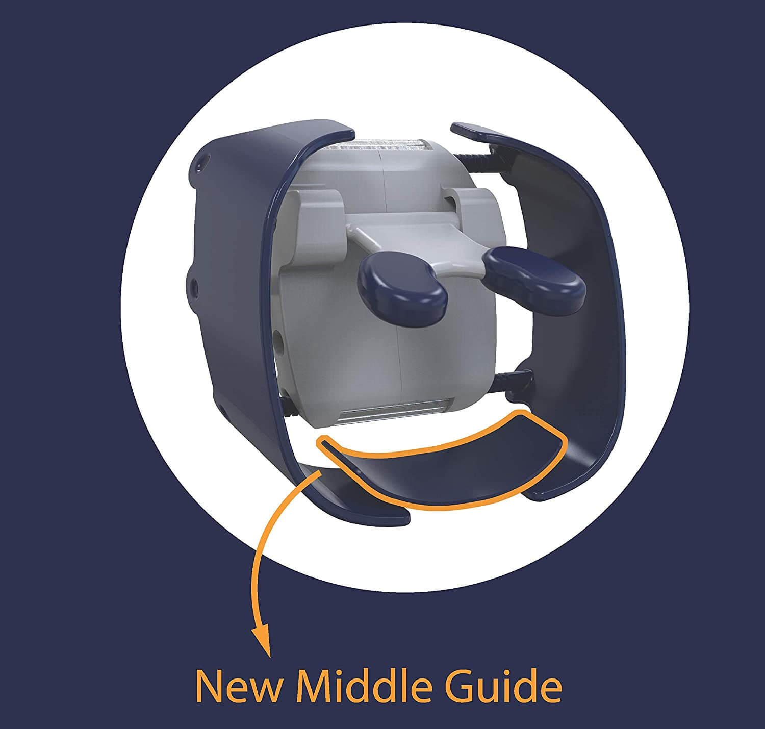 Goatee shaving template: New Middle Guide