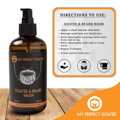 Goatee Premium Beard Wash Directions to use