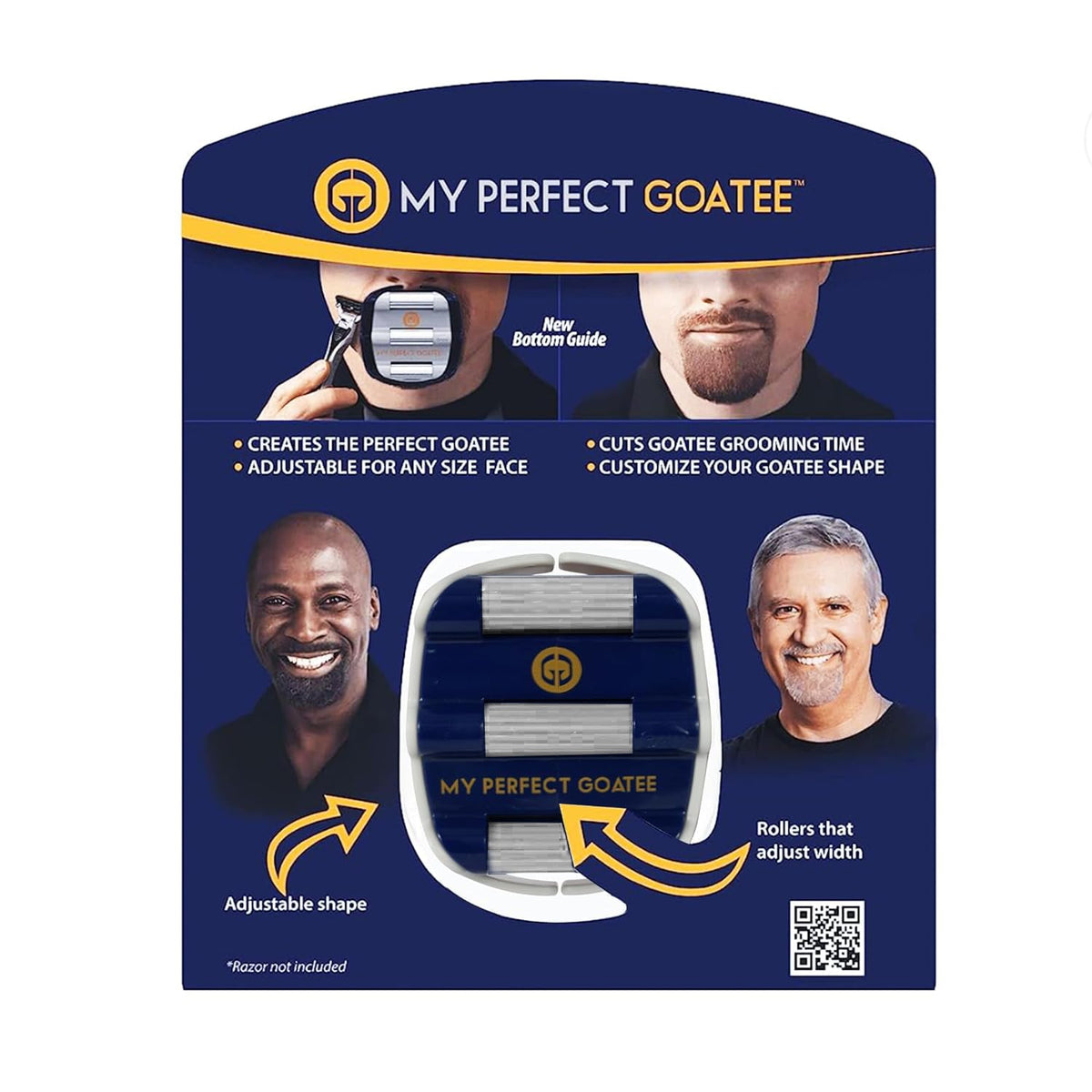 My Perfect Goatee shaving template retail packaging