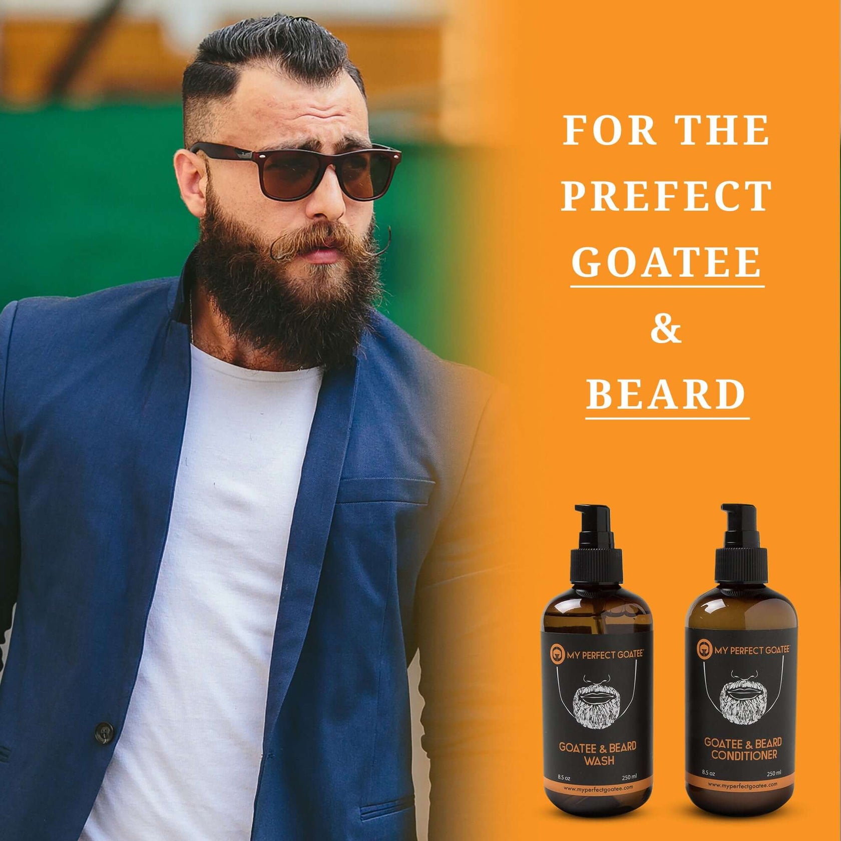 My Perfect Goatee Premium Beard Wash and Conditioner Combo