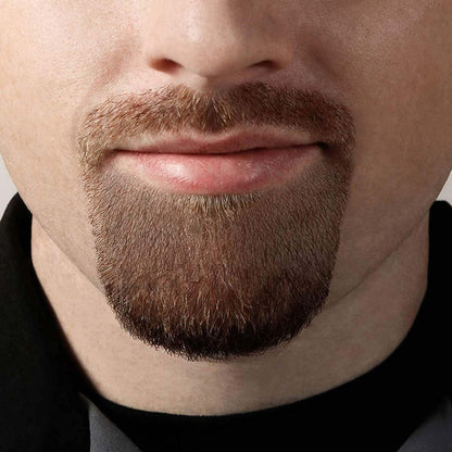 Image of a man showcasing his refined goatee after using the My Perfect Goatee® Shaving Template