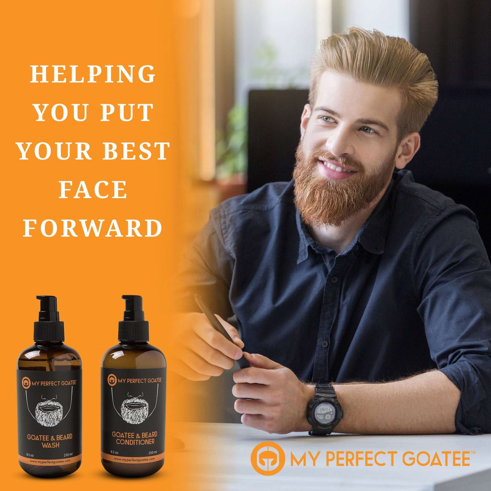 My Perfect Goatee Premium Beard Wash and Conditioner Combo