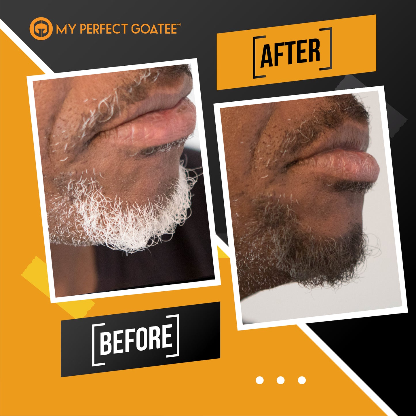 My Perfect Goatee® Beard Temporary Color, Brush-on Applicator