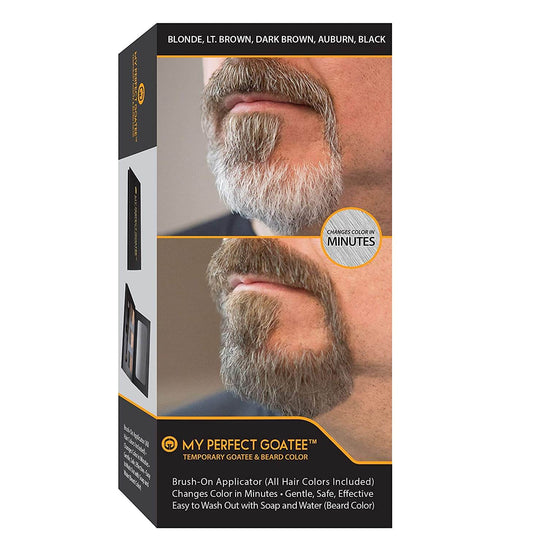 My Perfect Goatee Temporary Beard Color packaging